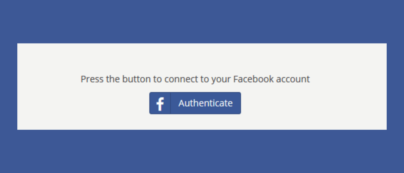 Creator Tip: Authenticate Your Facebook Account