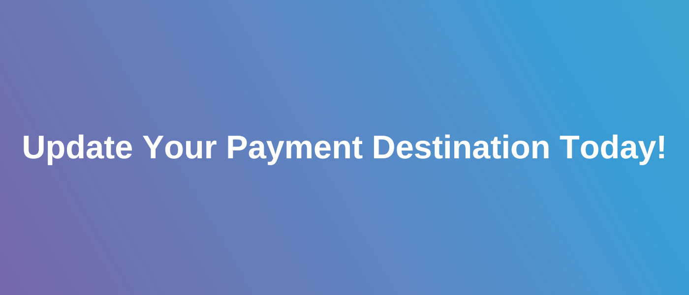 Creator Portal: Update Your Payment Destination Today!