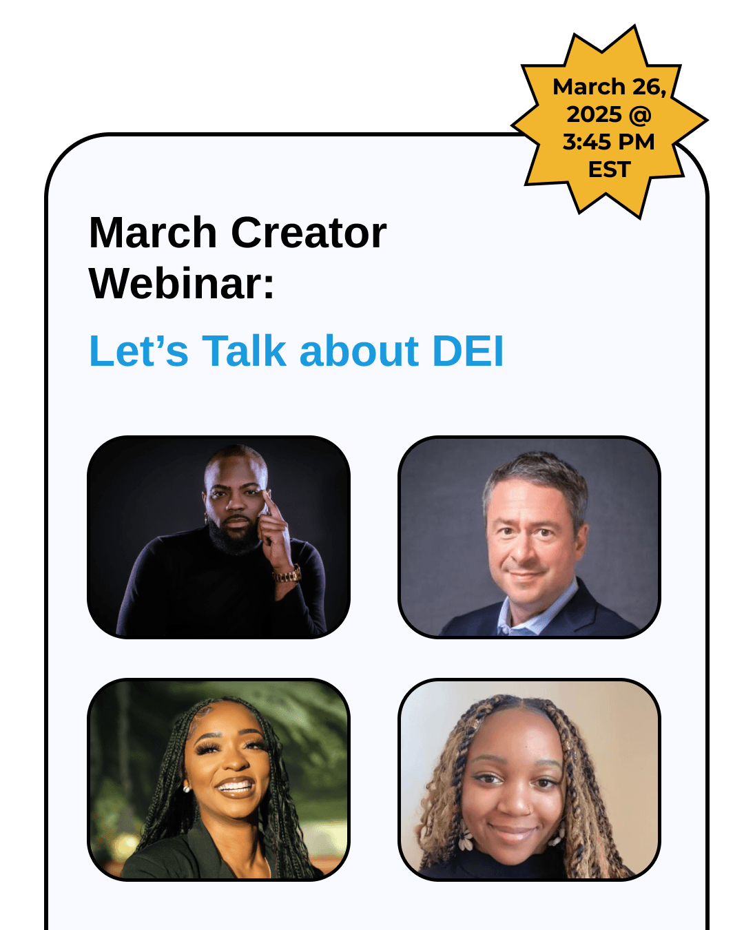 Join our Webinar: Let’s Talk about DEI